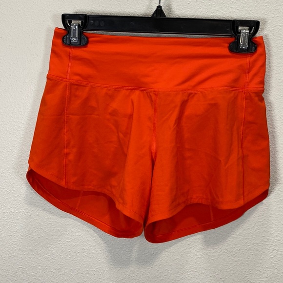lululemon Pants - Lululemon speed up short high rise red